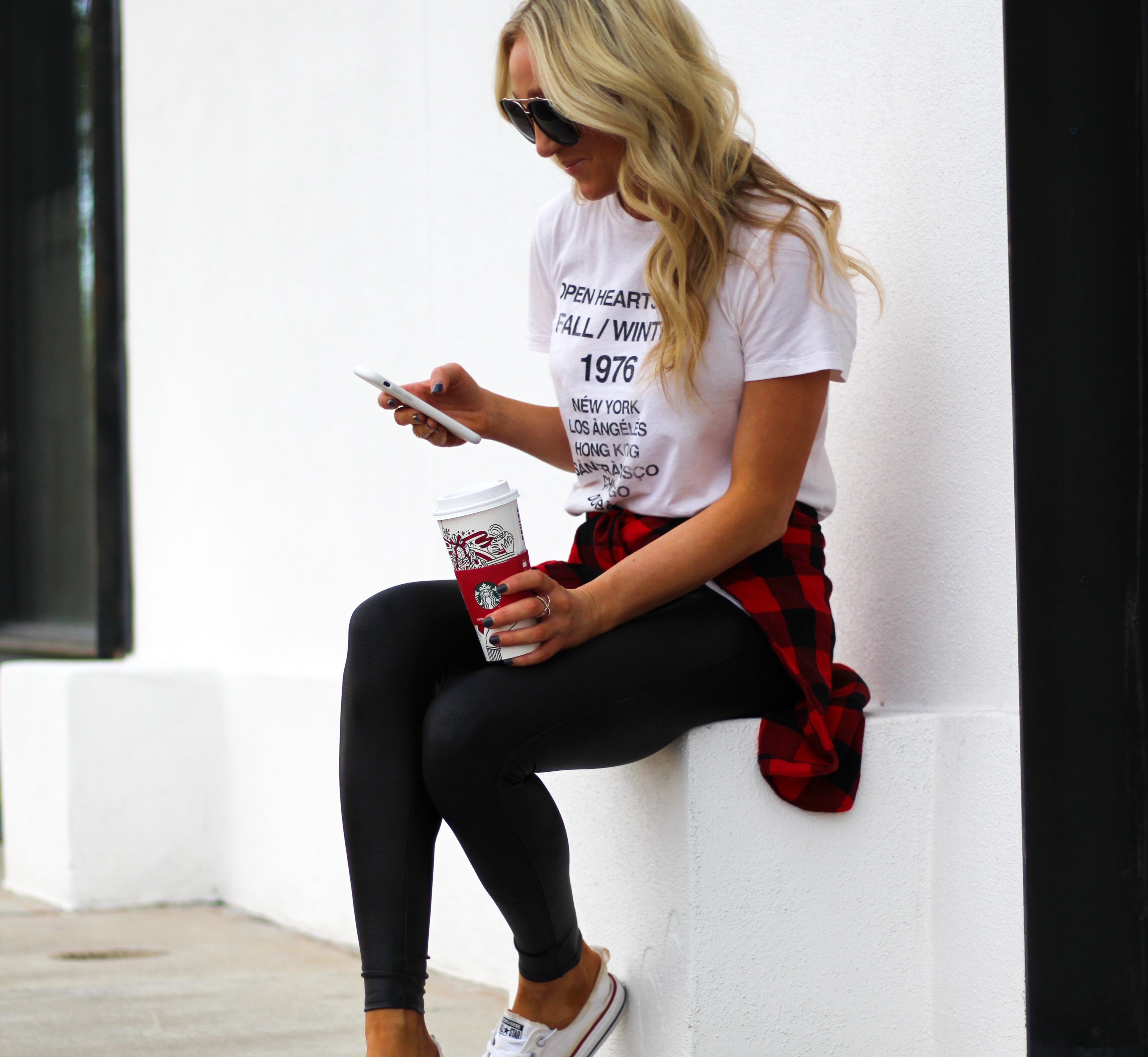 Outfit converse leggings sale