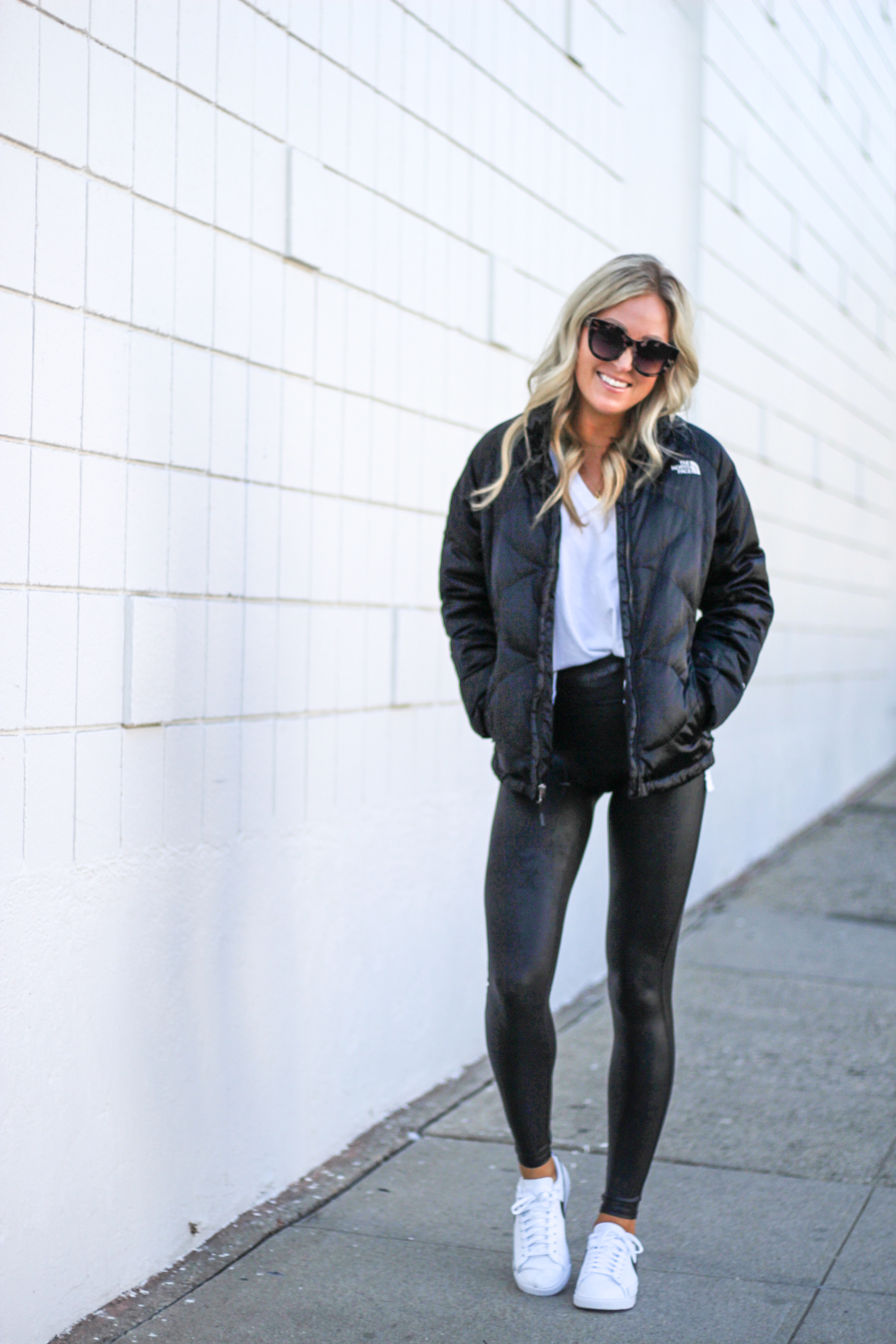 spanx faux leather jacket
