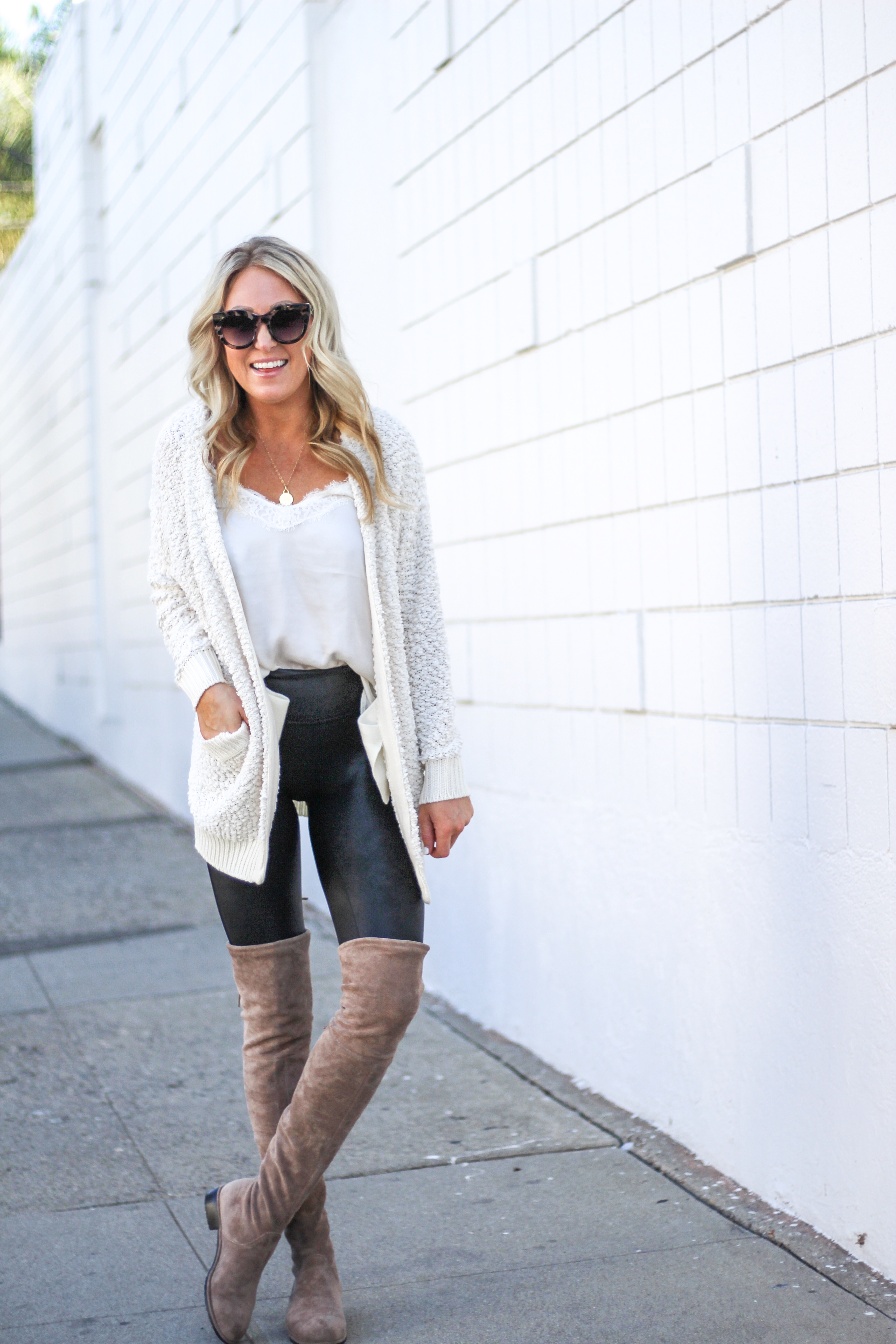how to style spanx leather leggings