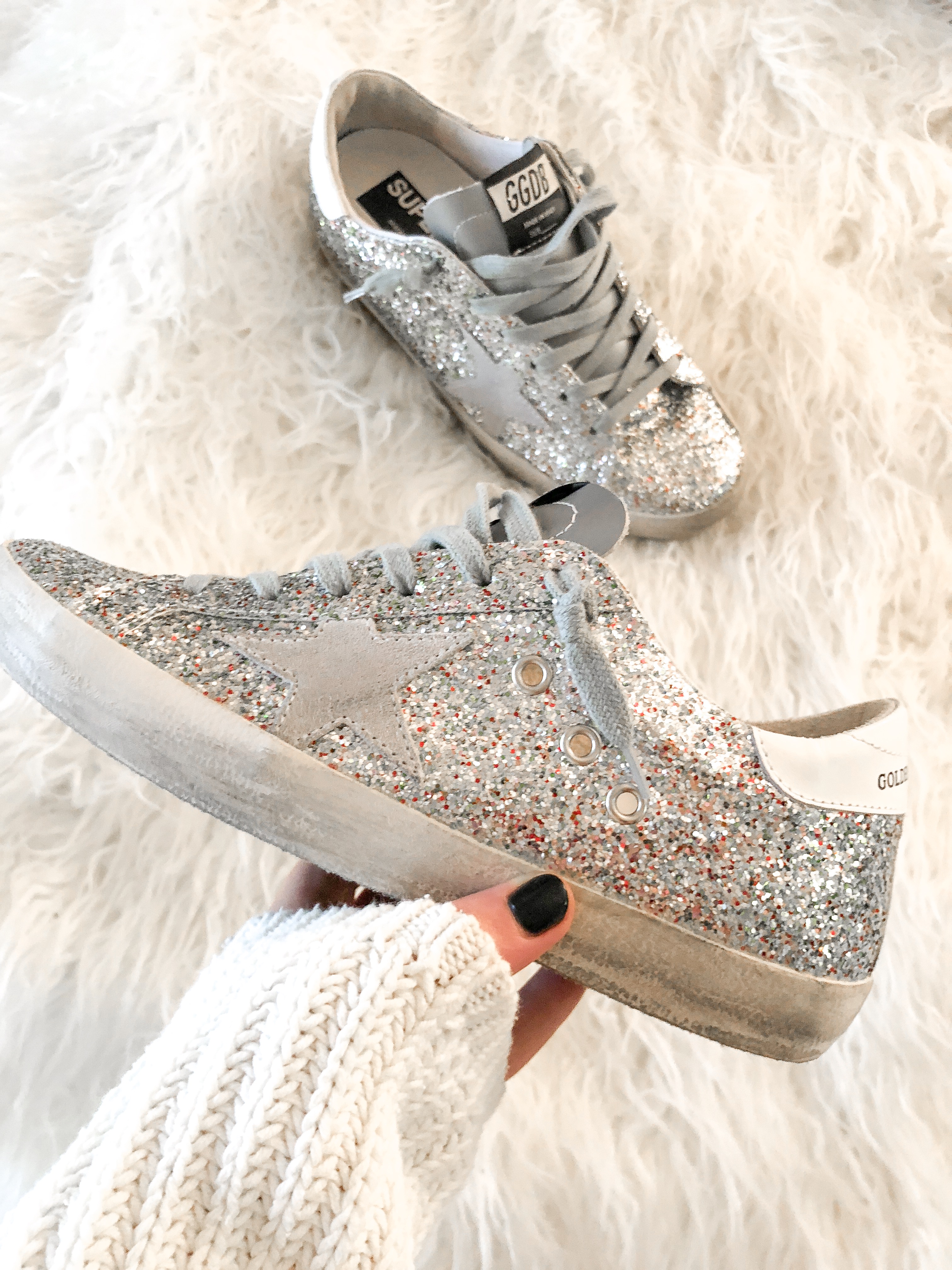 golden goose sneakers sequin