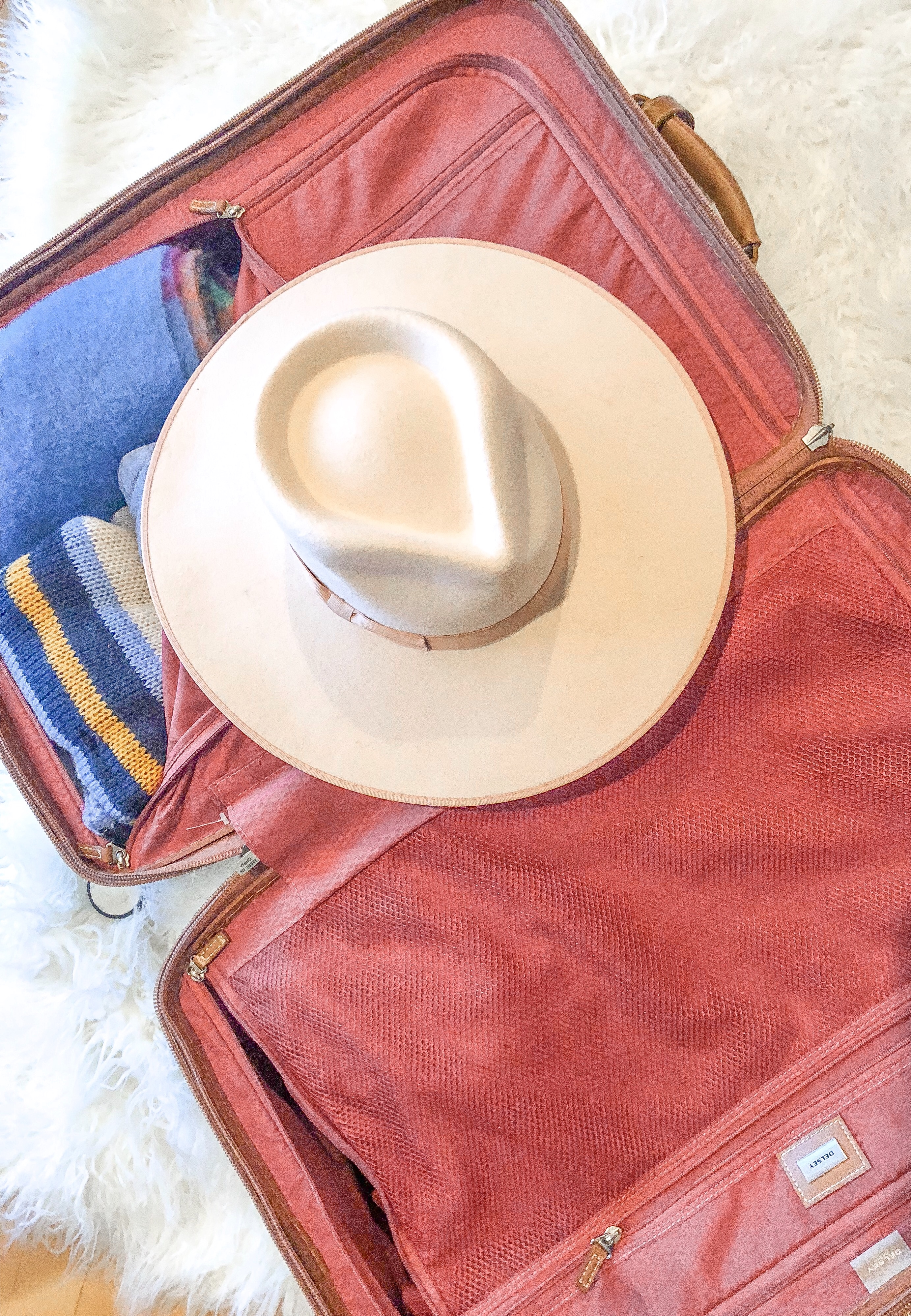 How to Pack a Hat Box & Tips for Traveling with Large Hats - Annie